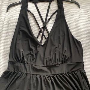 NEW Black Strapy Blouse